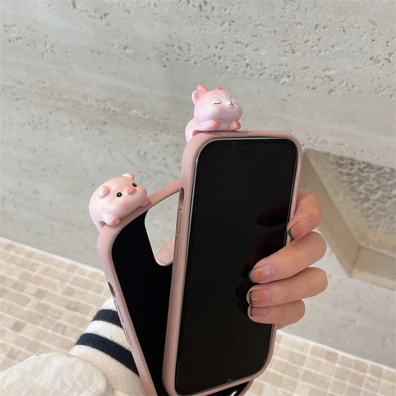 Cute Cartoon Animal Phone Cases For iPhoae
