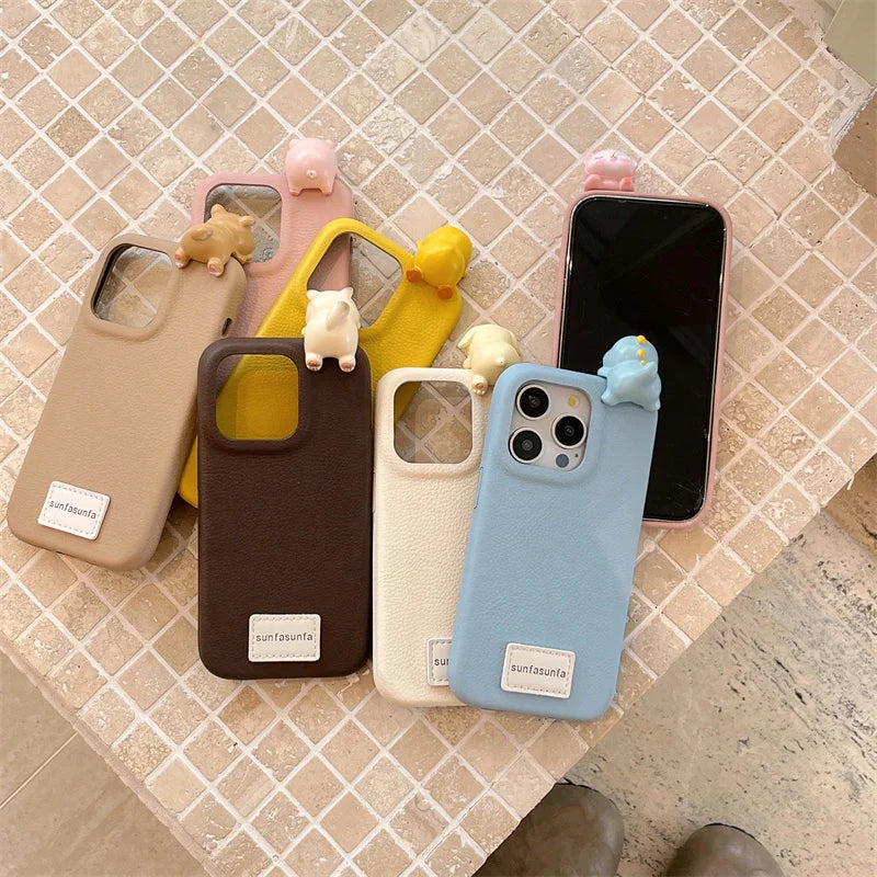 Cute Cartoon Animal Phone Cases For iPhoae