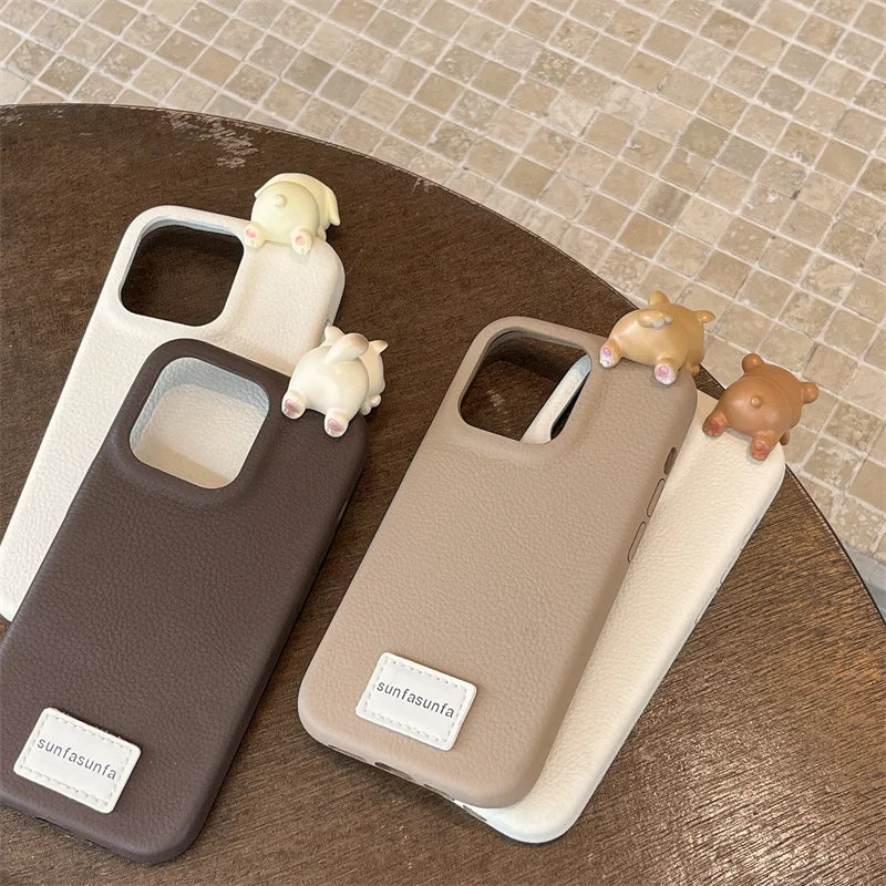 Cute Cartoon Animal Phone Cases For iPhoae
