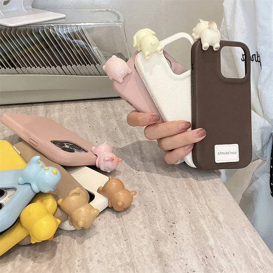 Cute Cartoon Animal Phone Cases For iPhoae