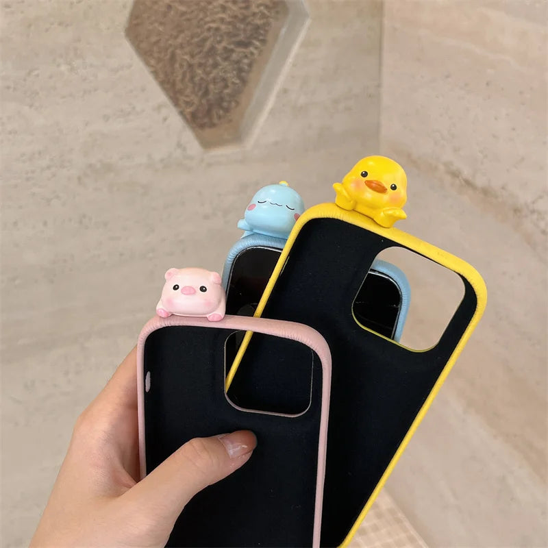 Cute Cartoon Animal Phone Cases For iPhoae