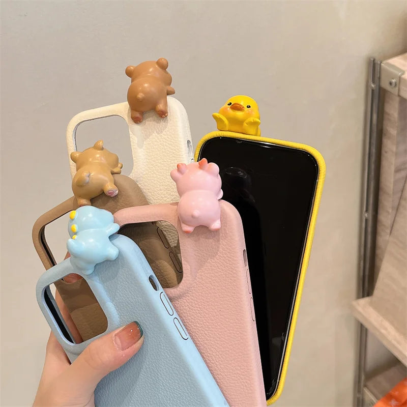 Cute Cartoon Animal Phone Cases For iPhoae