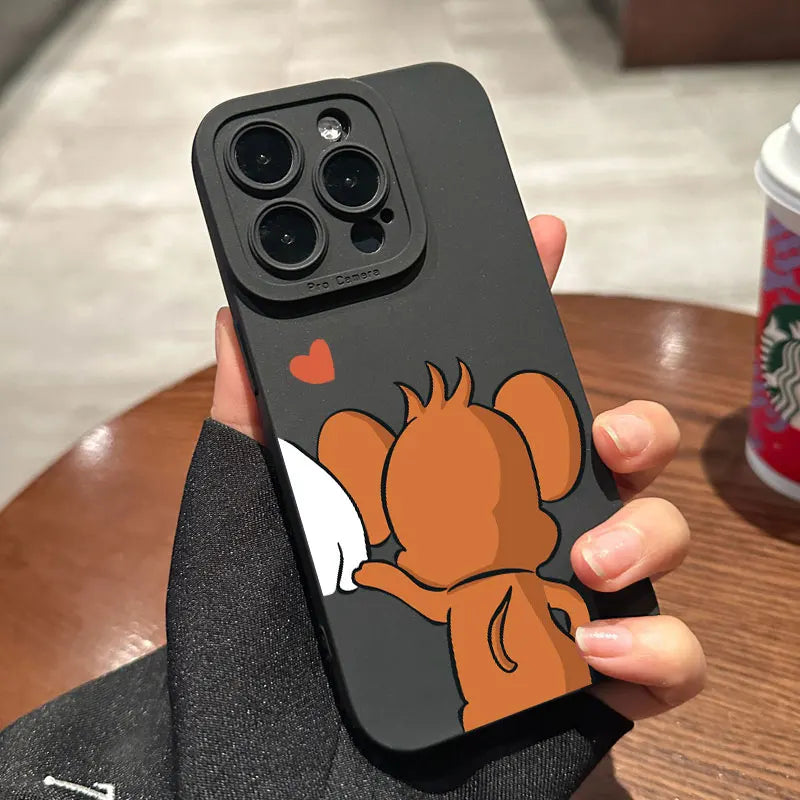 NEW Tom And Jerry Cute Phone Case For iPhone