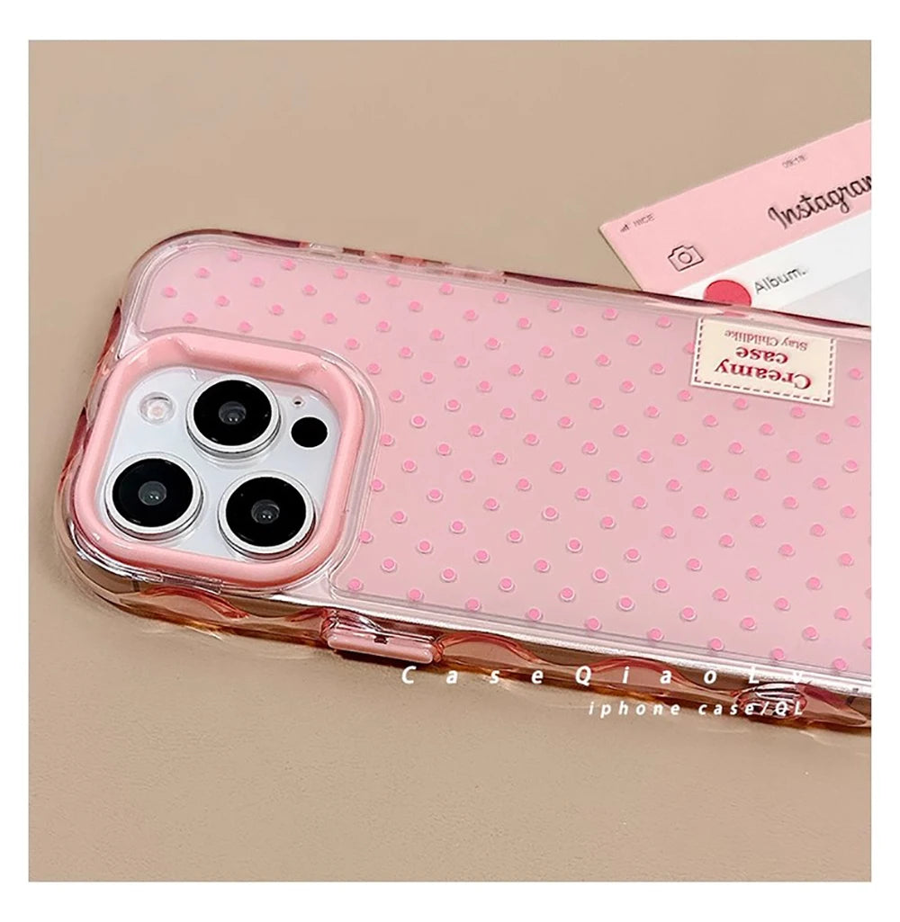 Cute Polka Dot Macron Color Phone Case