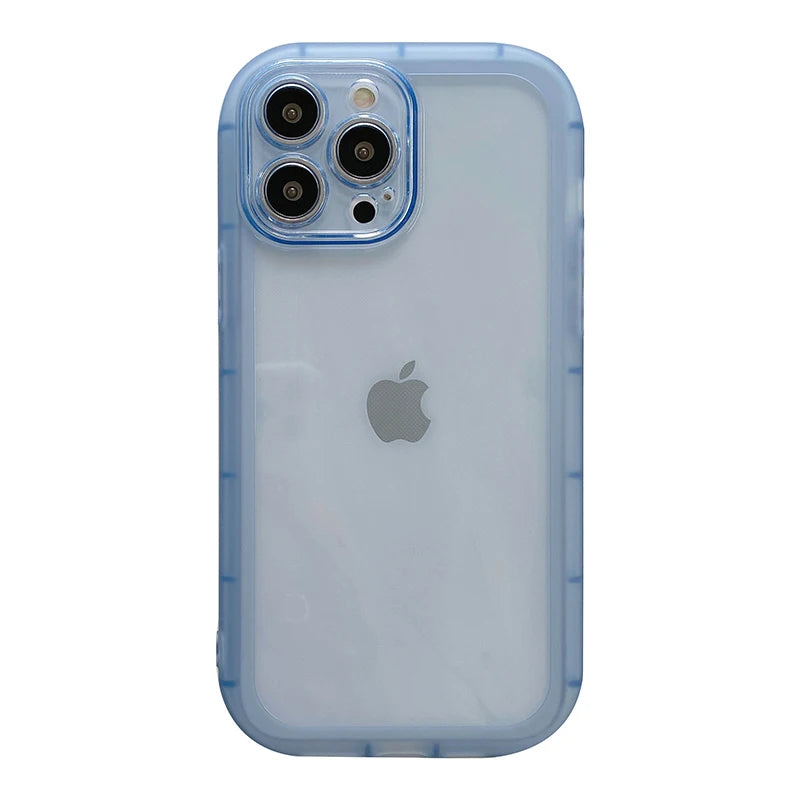 Frosted Transparent Anti-drop Back Cover Bumper Phone Case
