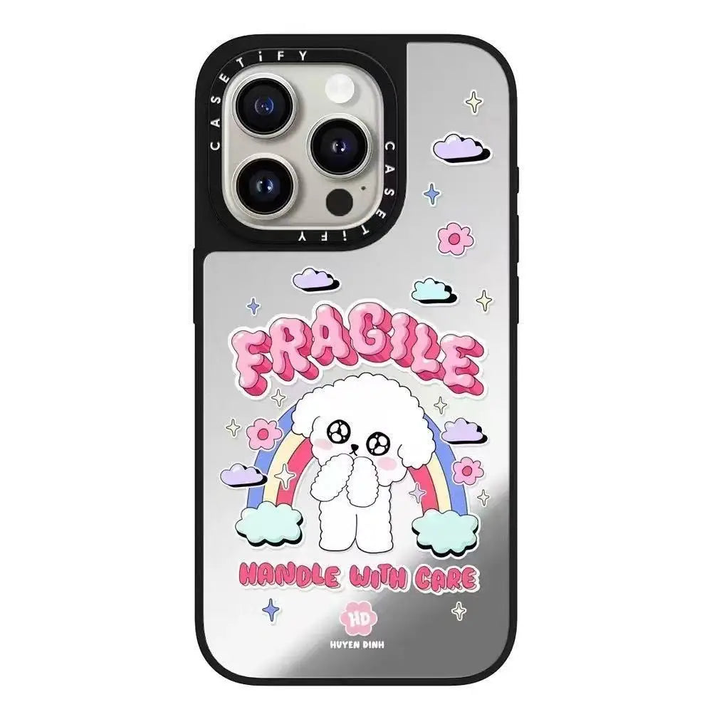 Glitter Shiny Design Durable Protective Cover Mirror Phone Case