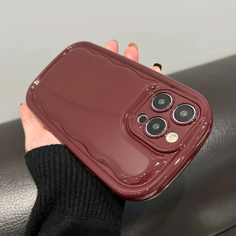 Fashion Oval Soap Shape Glossy Phone Case
