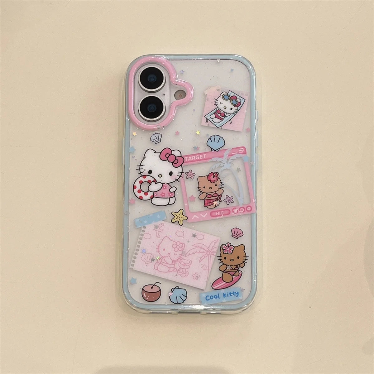 Cute Cartoon Hello Kitty Summer Phone Case