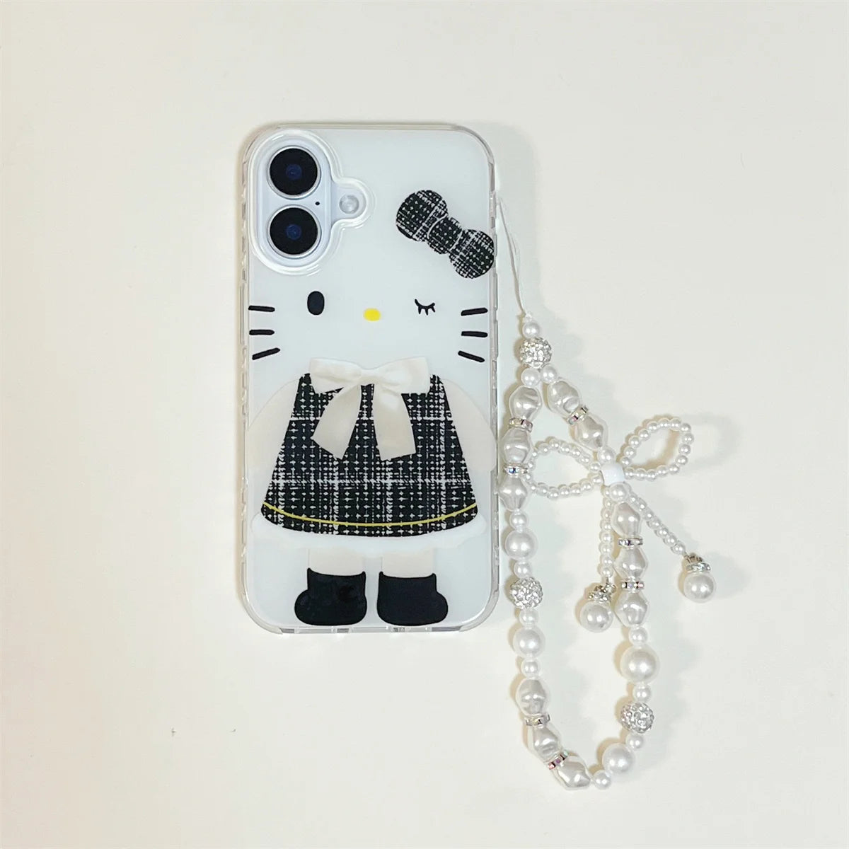 Cute Black Hello Kitty Cat Phone Case