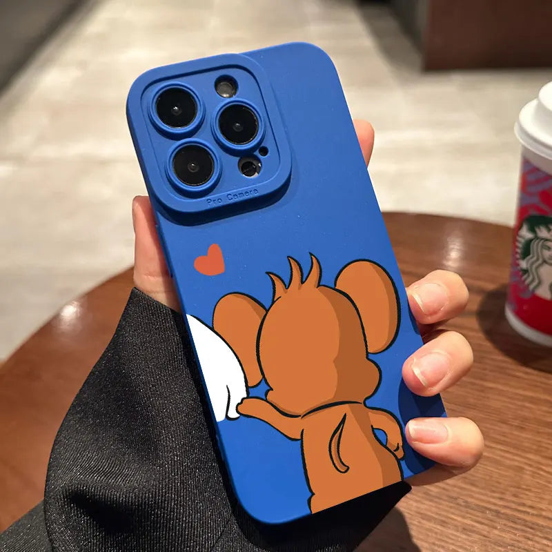 NEW Tom And Jerry Cute Phone Case For iPhone