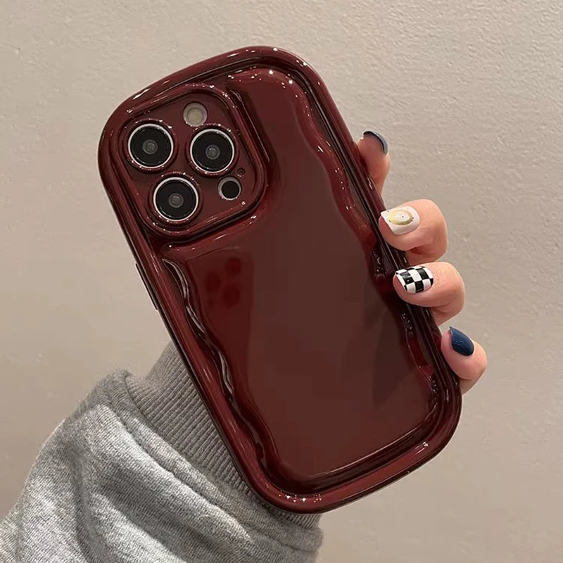 Fashion Oval Soap Shape Glossy Phone Case