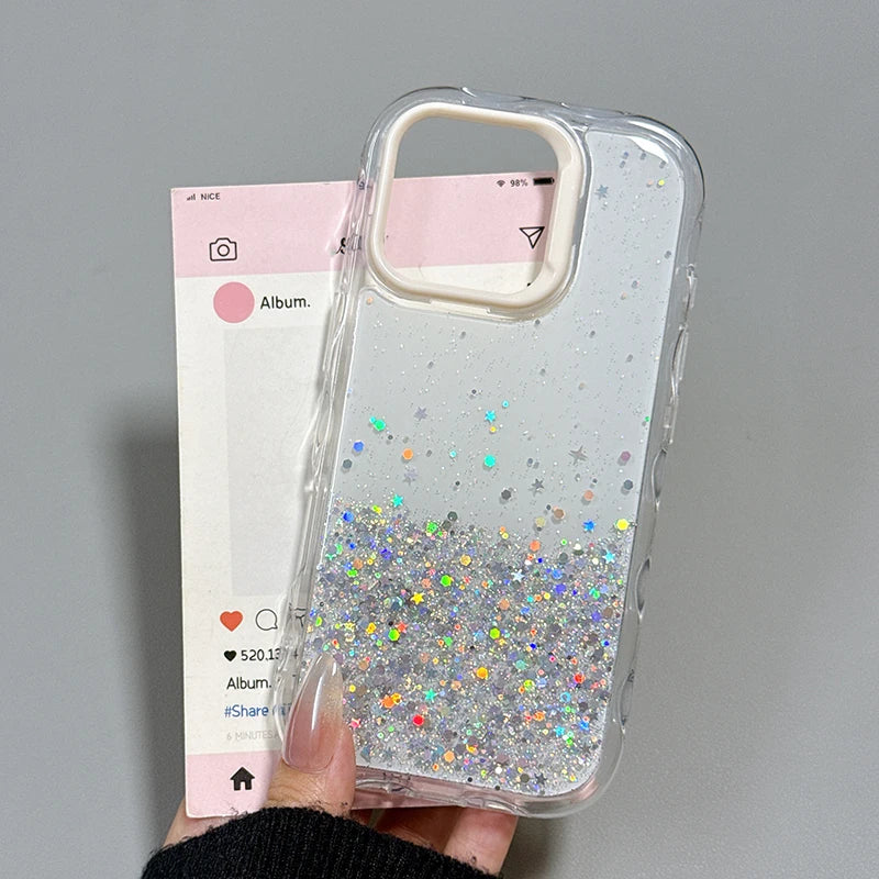 Glitter Shiny Bling Stars Phone Case