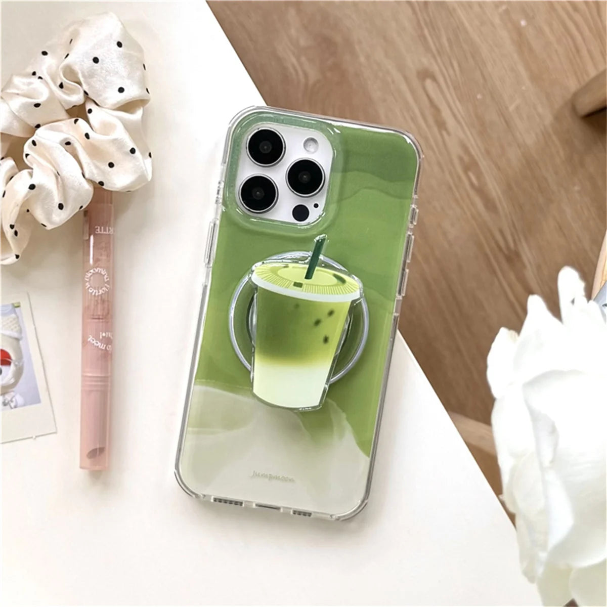 Fashion Matcha Green Color Magnetic Phone Case