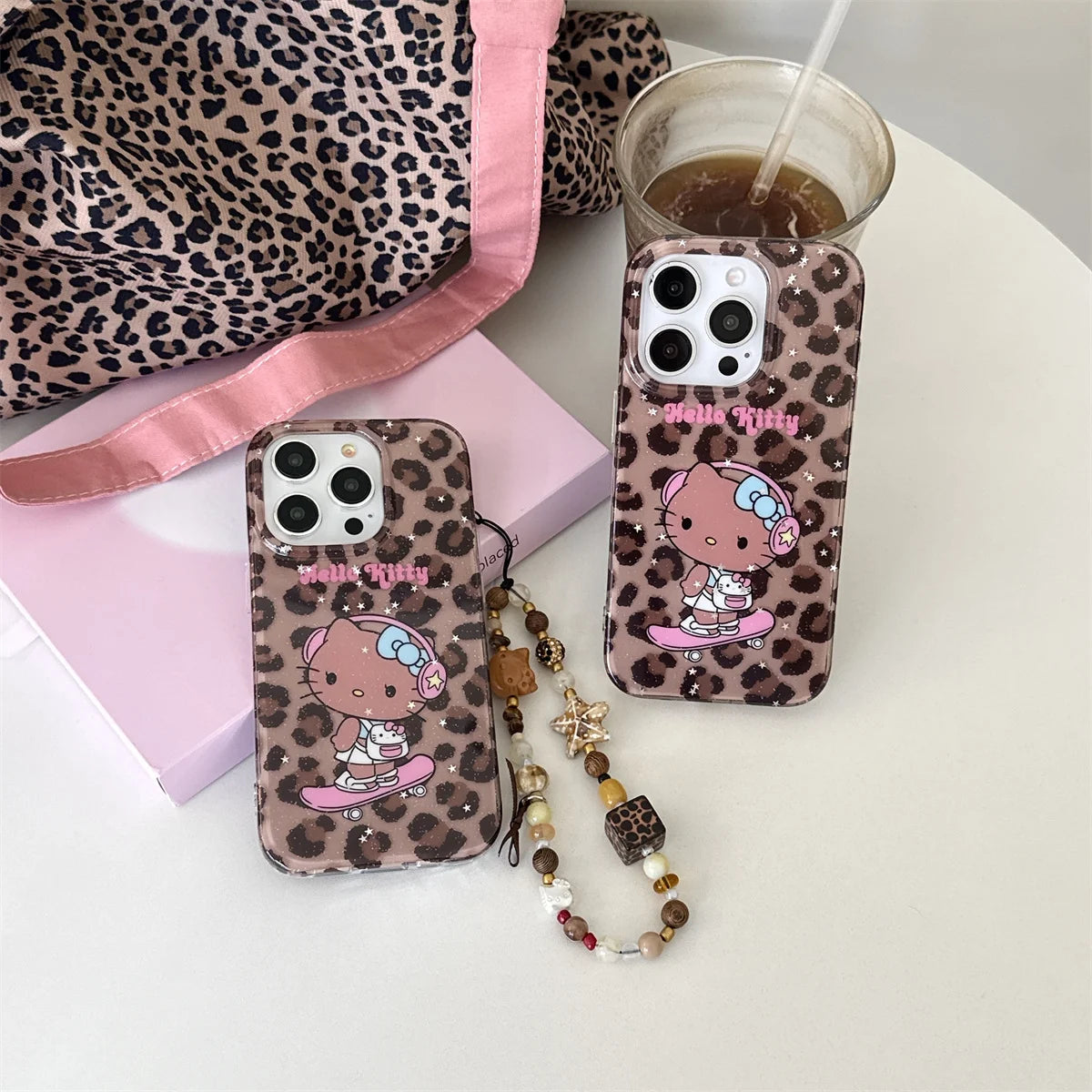 Cute Skateboard Black Kitty Cat Phone Case