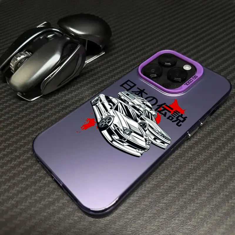 Drift Sports Car Anime Phone Case