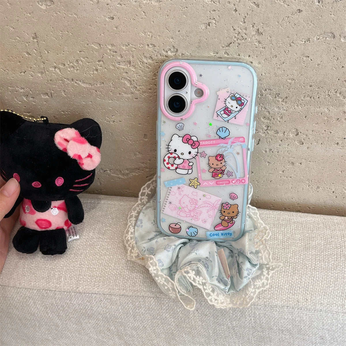 Cute Cartoon Hello Kitty Summer Phone Case