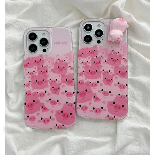 Cartoon Funny Pink Pig Phone Case