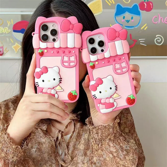 Cartoon Dessert Story Hello Kitty Phone Case