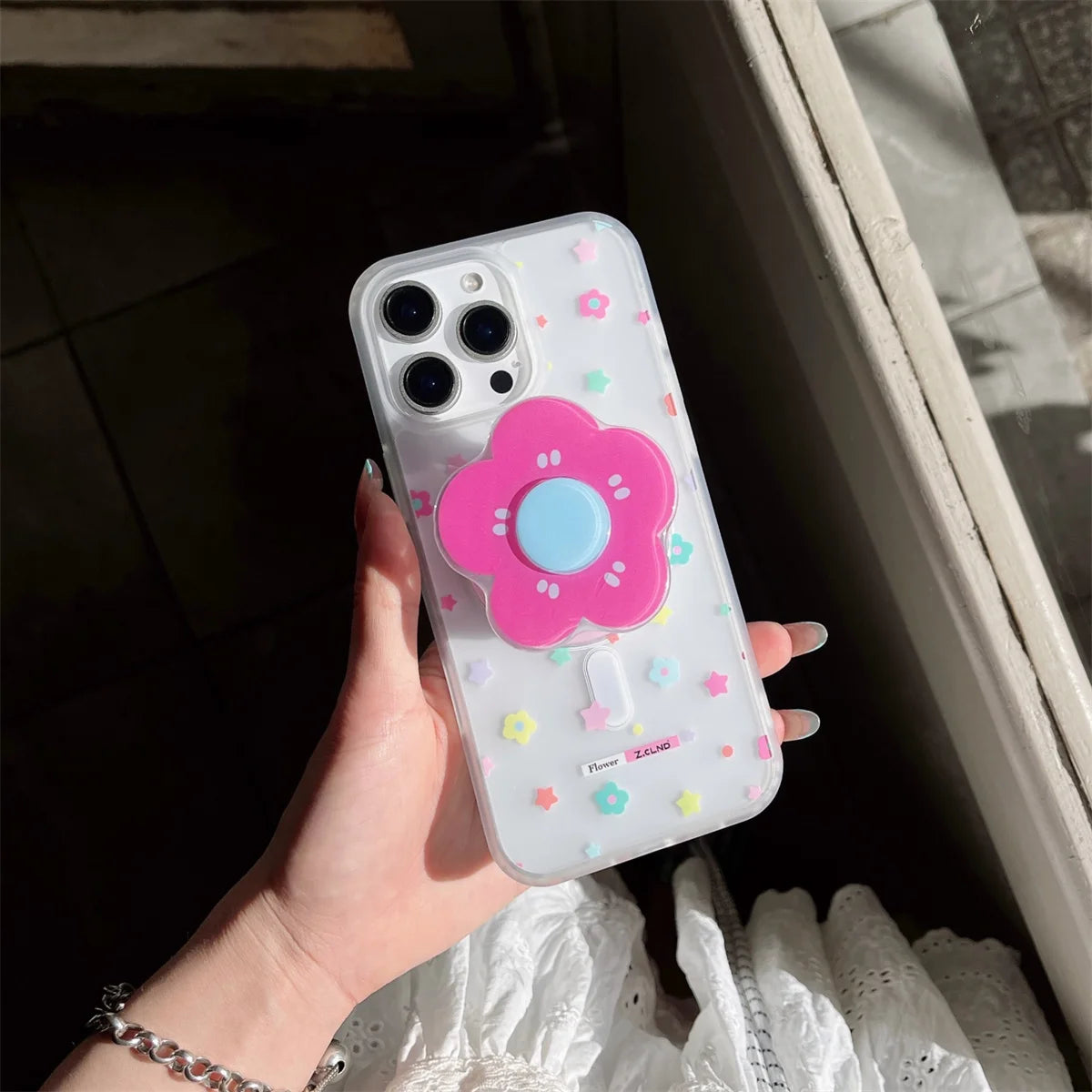 Kawaii Cartoon Joker Stand Phone Case