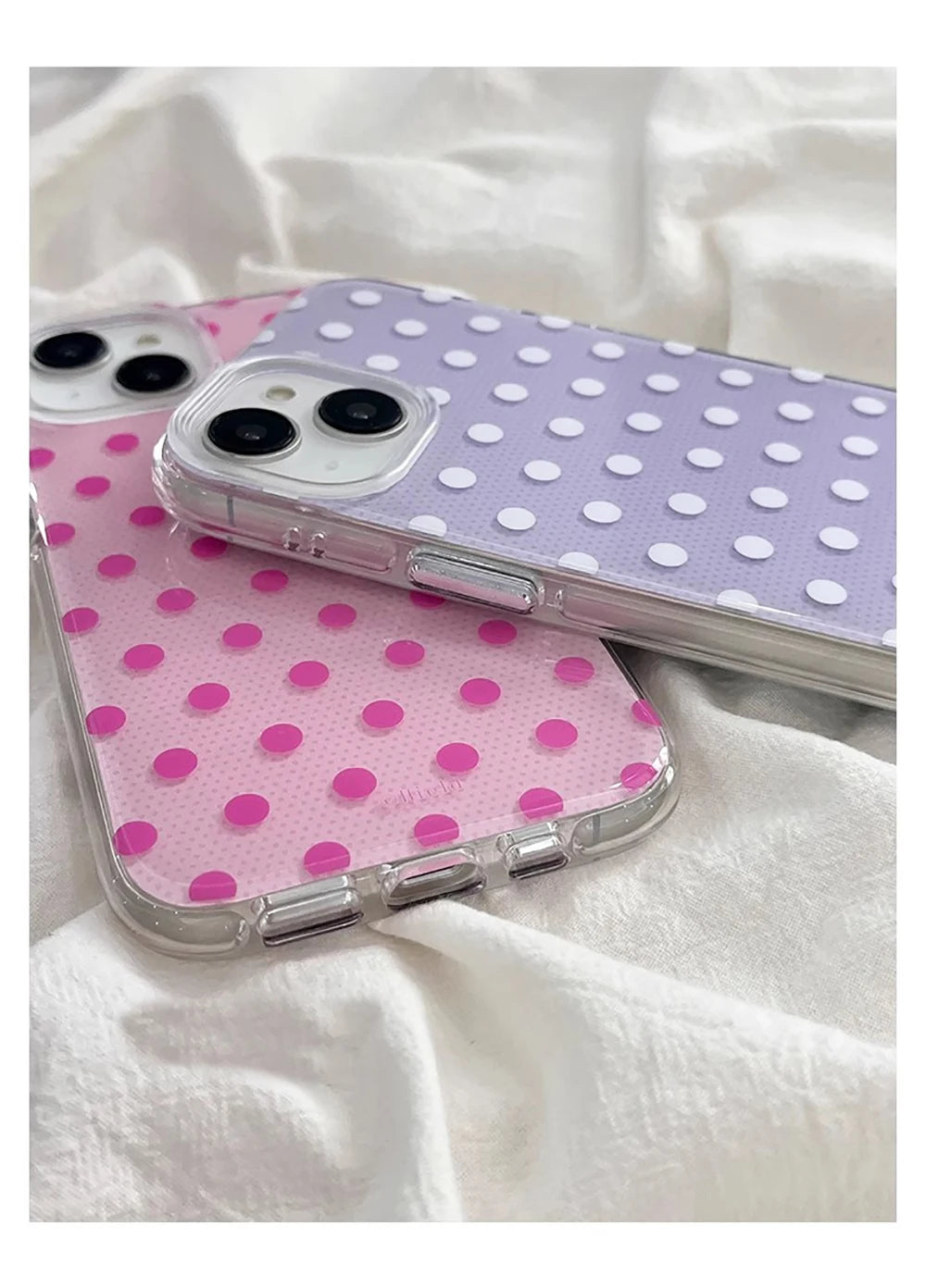 Candy Color Polka Dot Cute Phone Case
