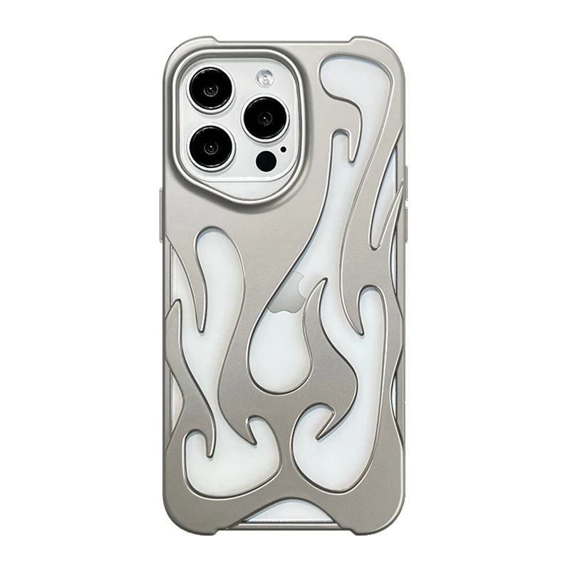 Fashion Hollowed Flame Pattern Phone Case
