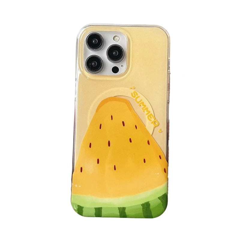 Cute Summer Watermelon Holder Stand Phone Case