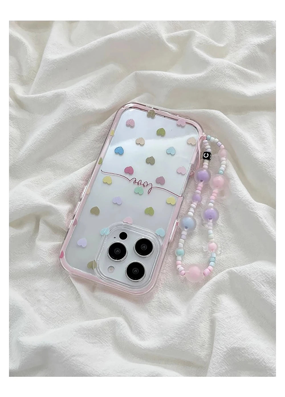 Cute Colorful Love Heart Phone Case