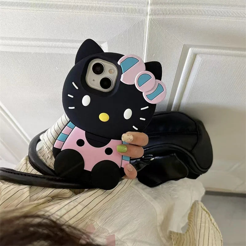 Cute Cartoon Hello Kitty Soft Silicone Phone Case