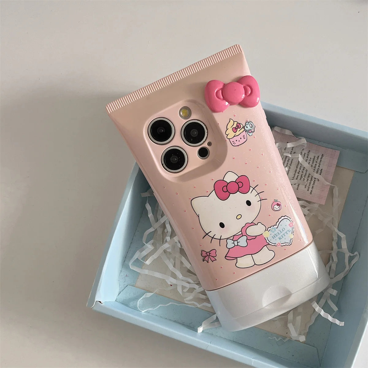 New Polka Dot Bow Cat Phone Case