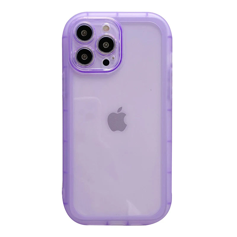Frosted Transparent Anti-drop Back Cover Bumper Phone Case