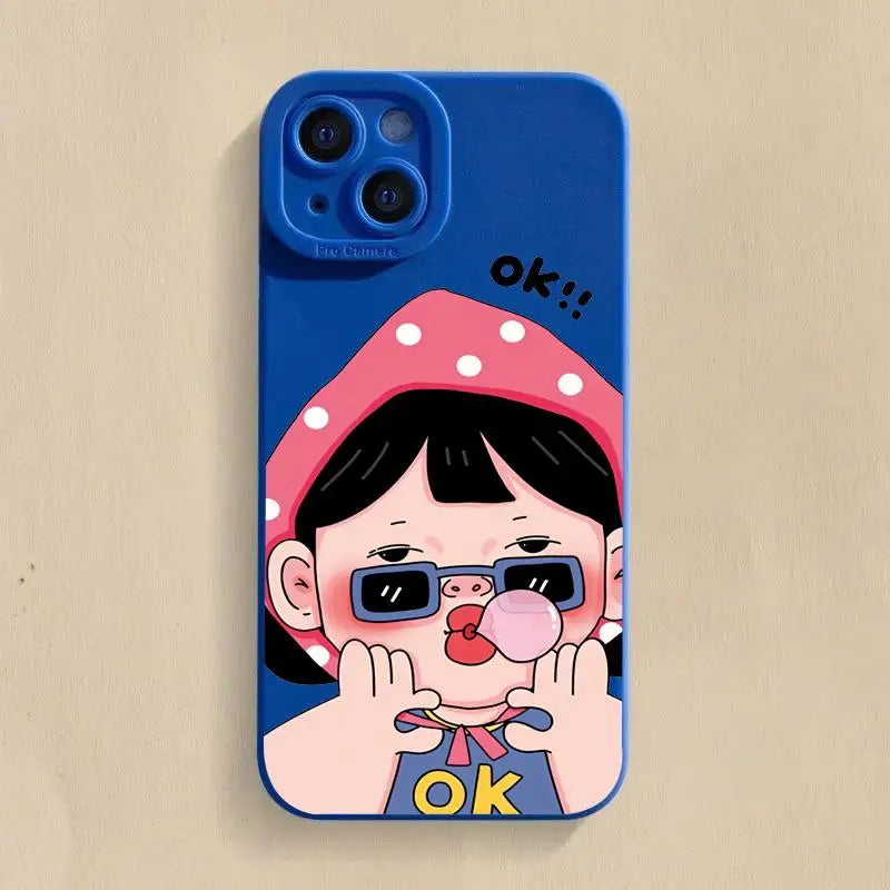 Funny Boy Cute Girl Couple Phone Case