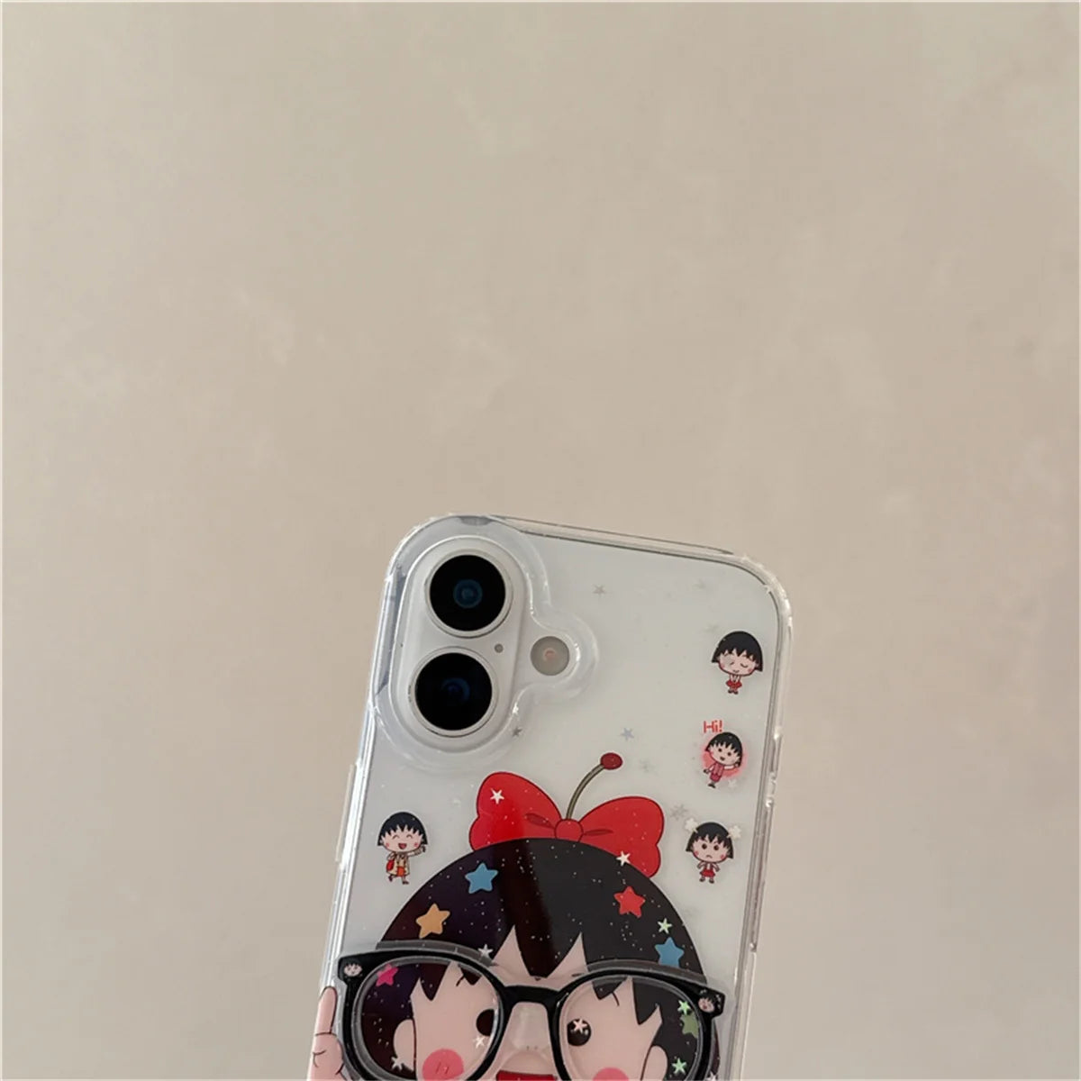 Cartoon Glasses Girl Phone Case