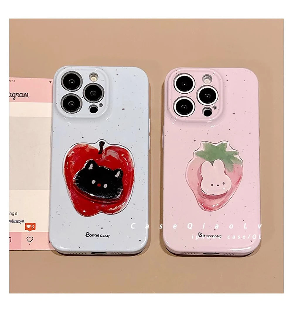 Cute Rabbit Cartoon Animals Phone Case