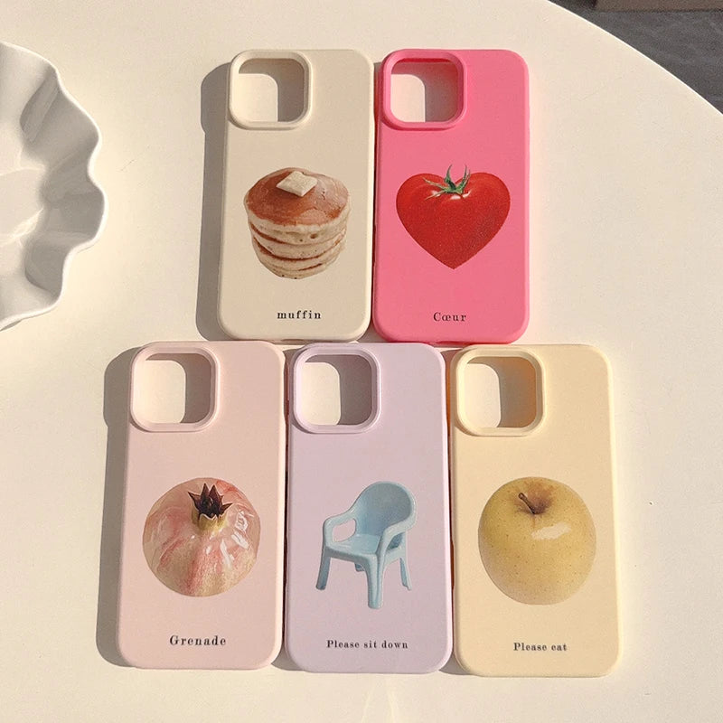 Tomato Pomegranate Muffin Chair Phone Case