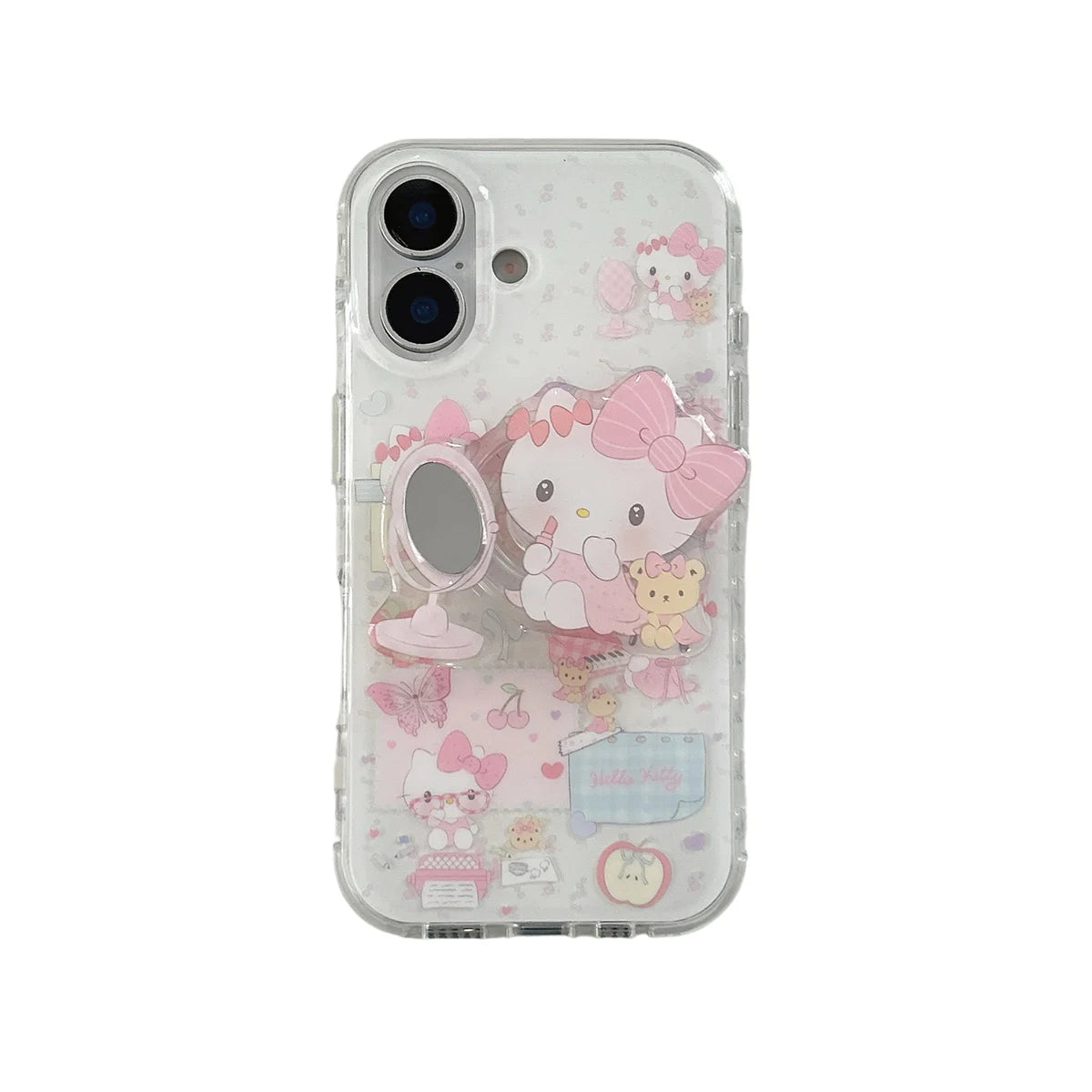 New HelloKitty INS Korean Cute Luxury Stylish Shockproof Phone Case For iPhone