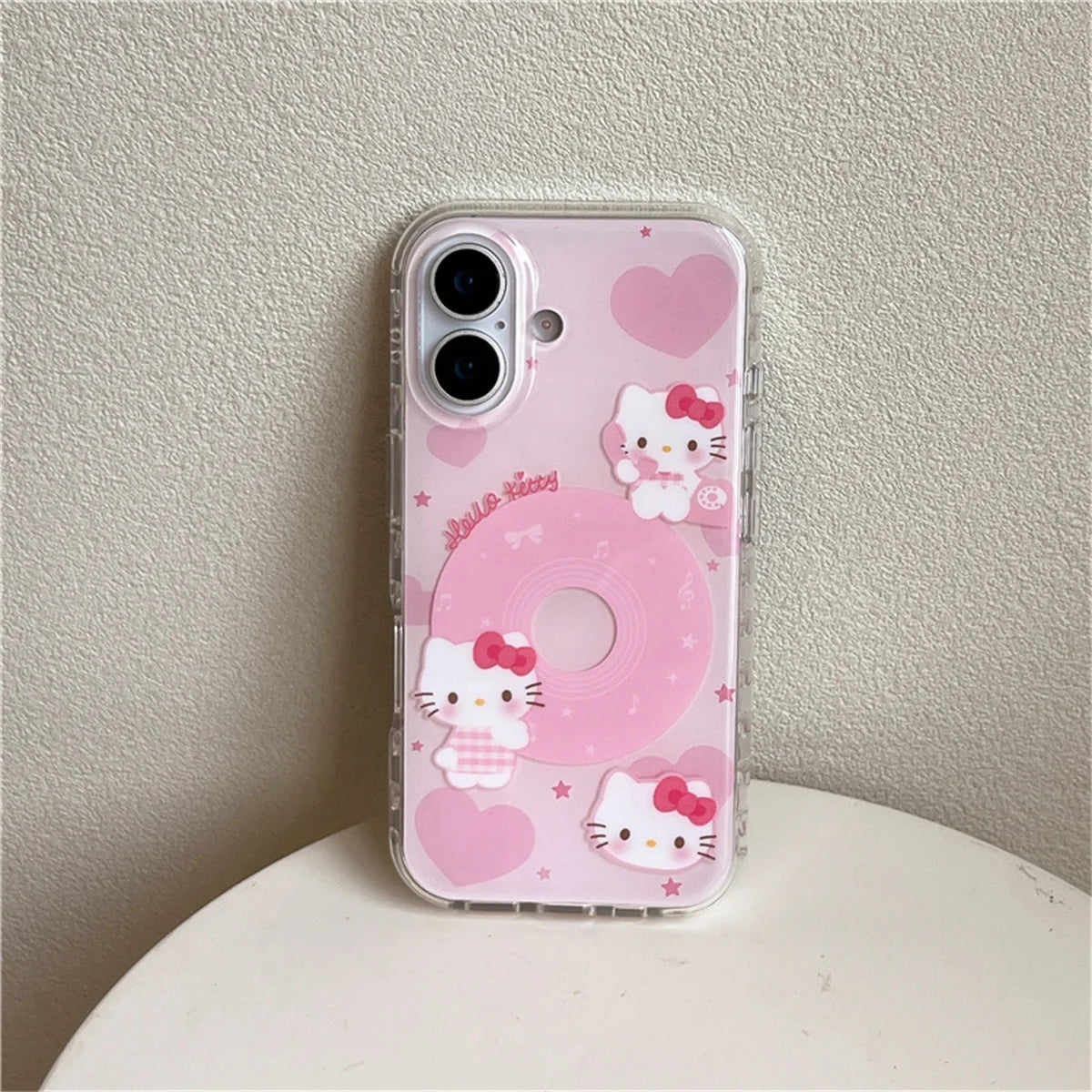 Fashion Cute Pink Kitty Cat Phone Case For iPhone