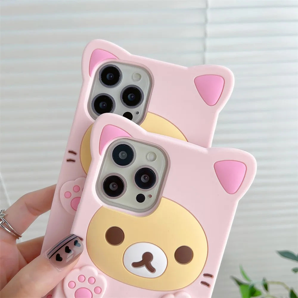 Rilakkuma Cat Bear Phone Case