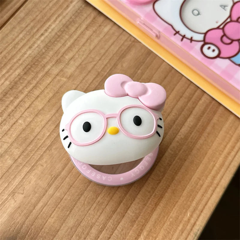 Funny Cute Hellokitty Magnetic Phone Case For iPhone