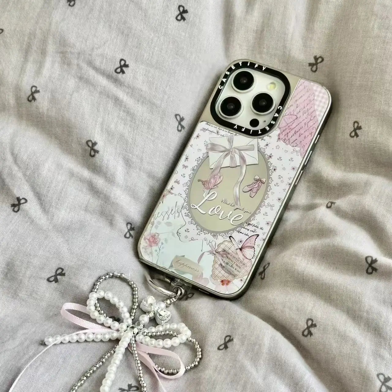 Floral Envelope Bow Suitable Phone Case