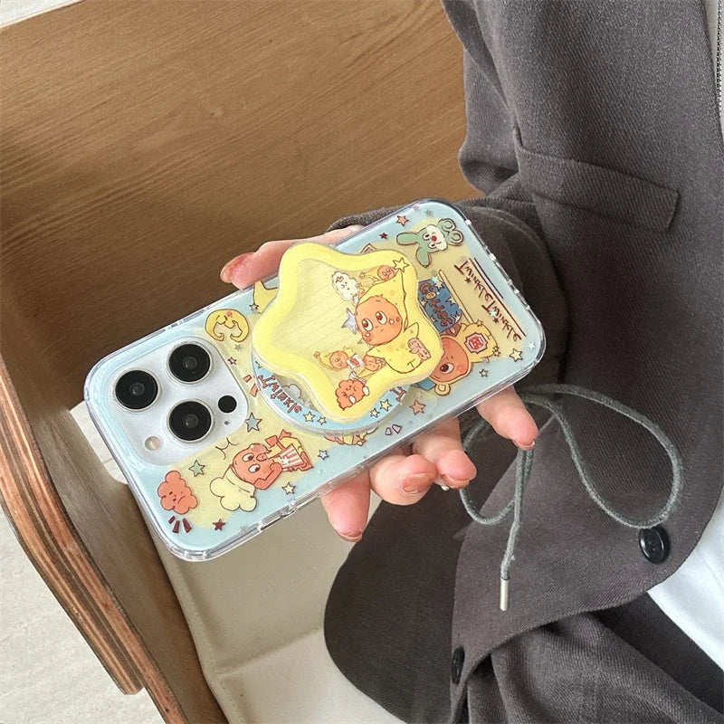 Kawaii Cartoon Star Baby Magnetic Phone Case For iPhone