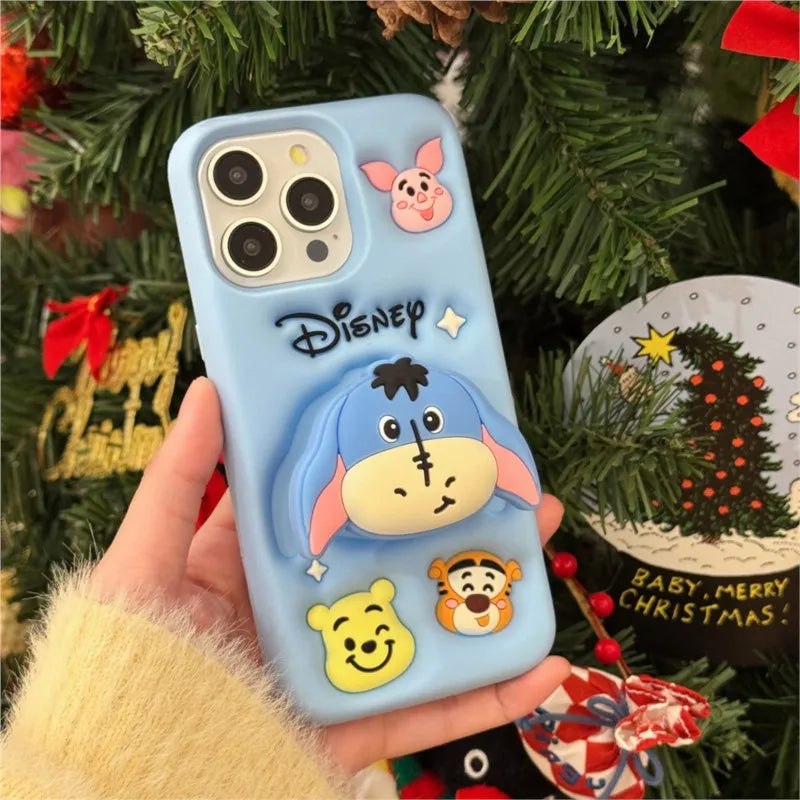 Kawaii 3D Cartoo Nanimal Silicone Phone Case