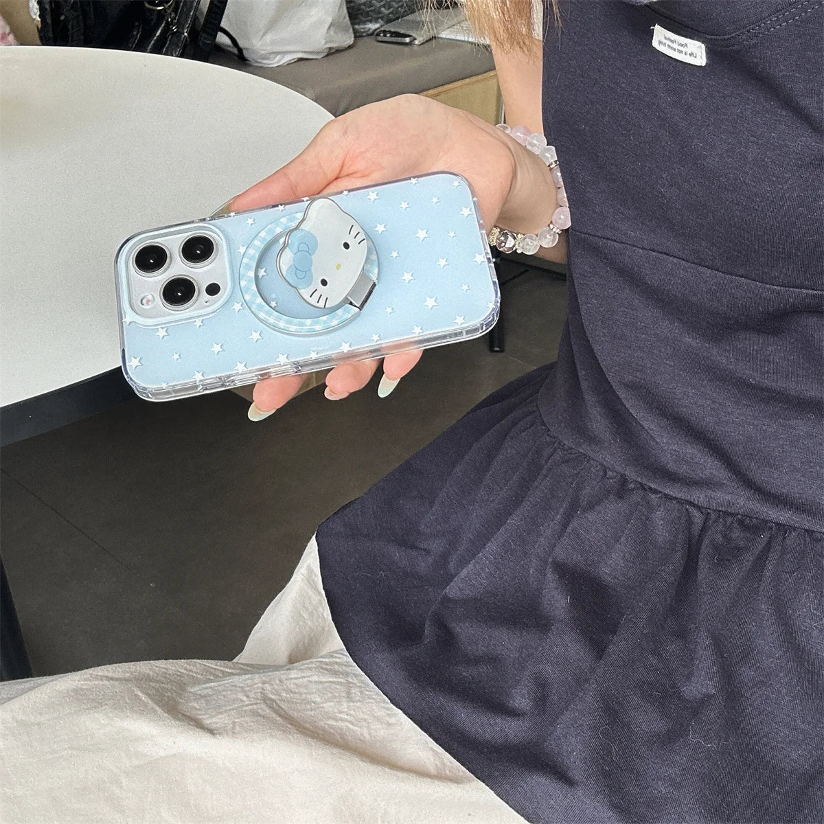 New Hello Kitty Lovely Cover Funda Luxury Phone Case