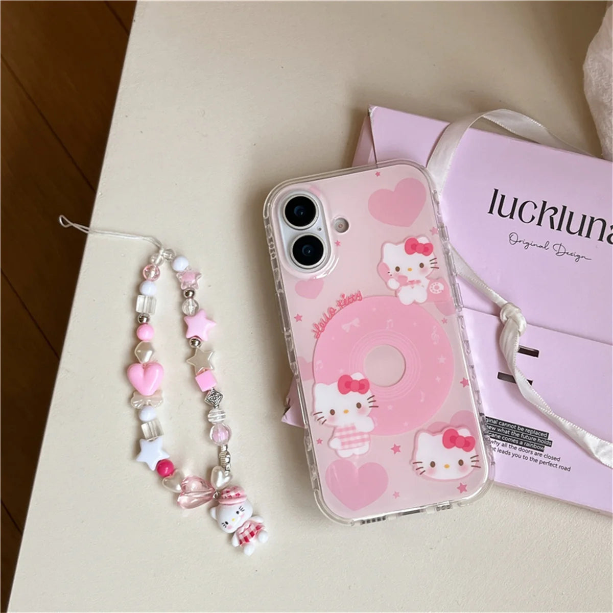 Fashion Cute Pink Kitty Cat Phone Case For iPhone