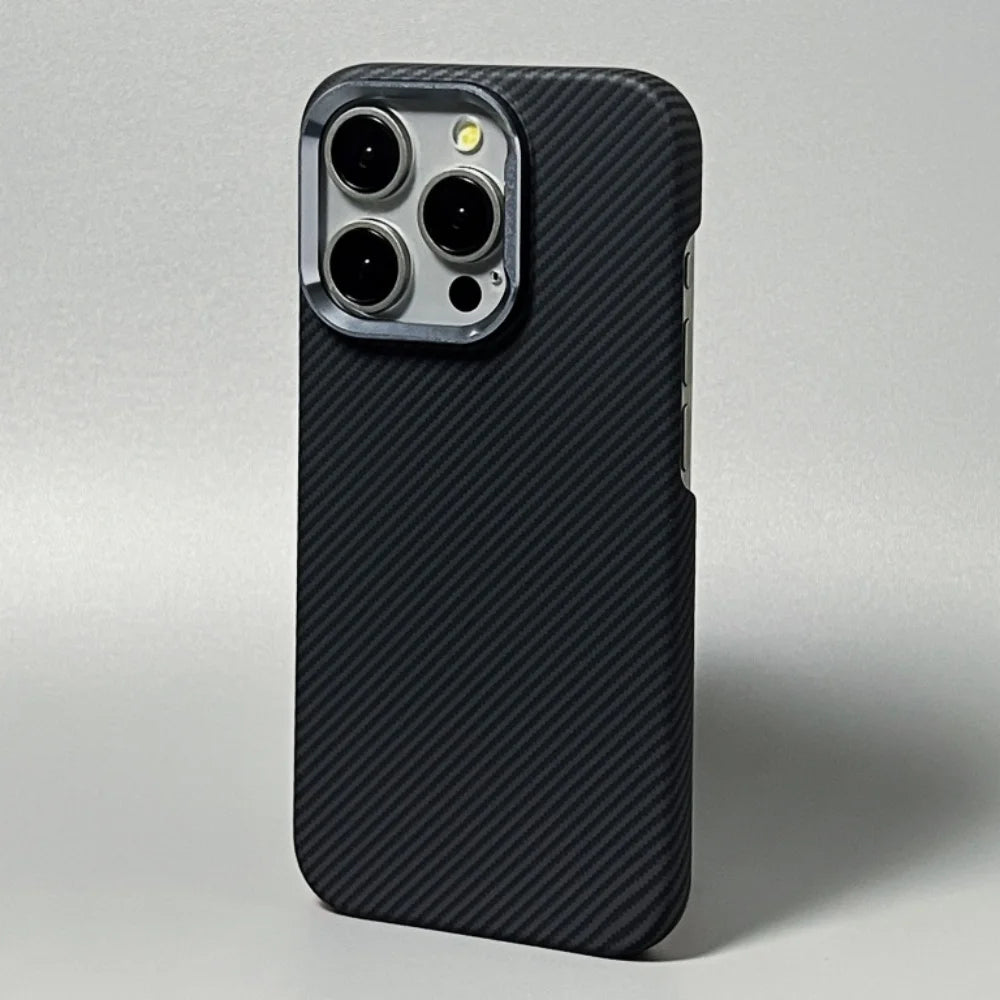 Luxury Kevlar Carbon Fiber Pattern High Quality Hard Pc Case For iPhone