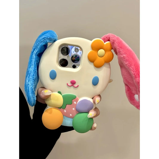 So Cute Cartoon Bunny Rainbow Rabbit Phone Case