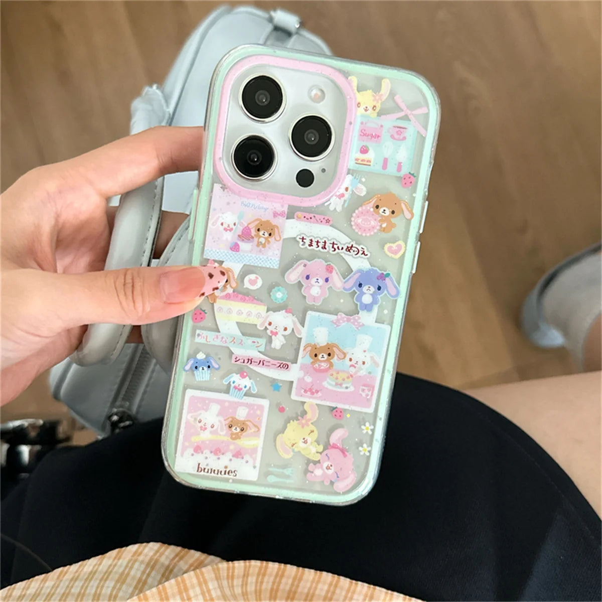Kawaii Cartoon Rabbit Magnetic Phone Case
