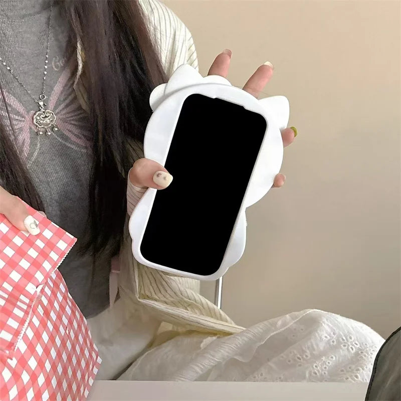 Cute Cartoon Hello Kitty Soft Silicone Phone Case