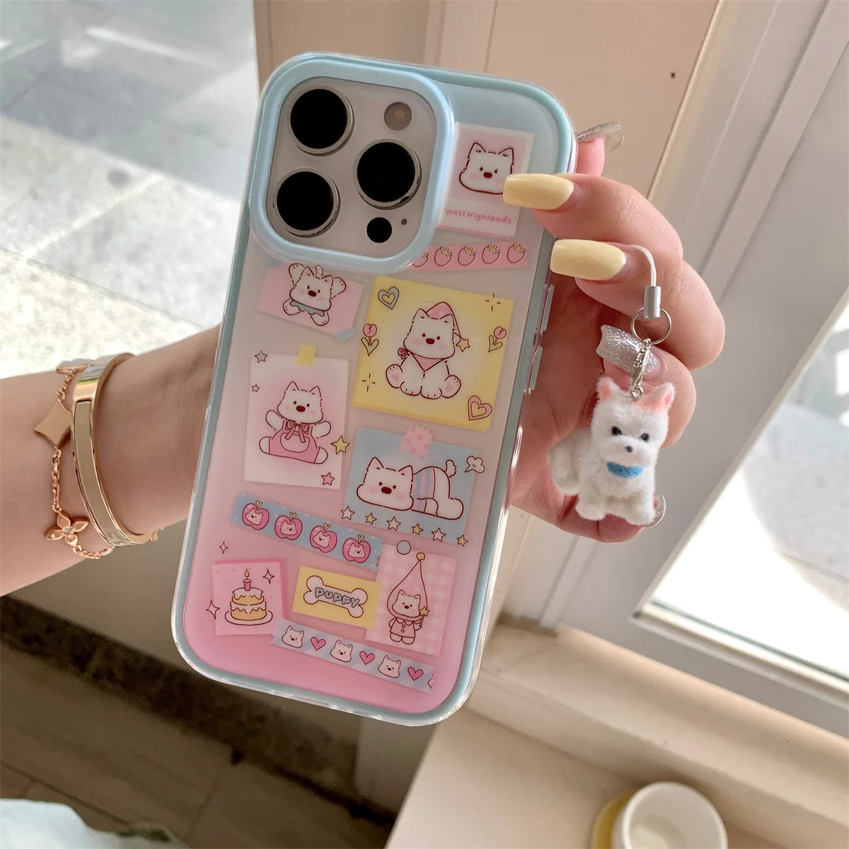 Cute Custard Pancake Magnetic Stand Phone Case