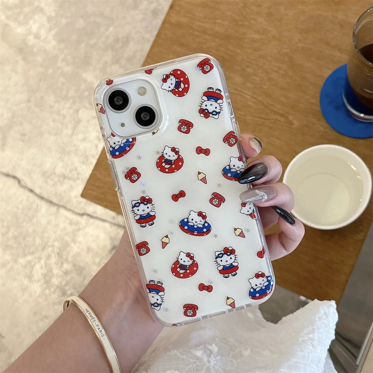 New Hello Kitty Cat Cute Shockproof Phone Case