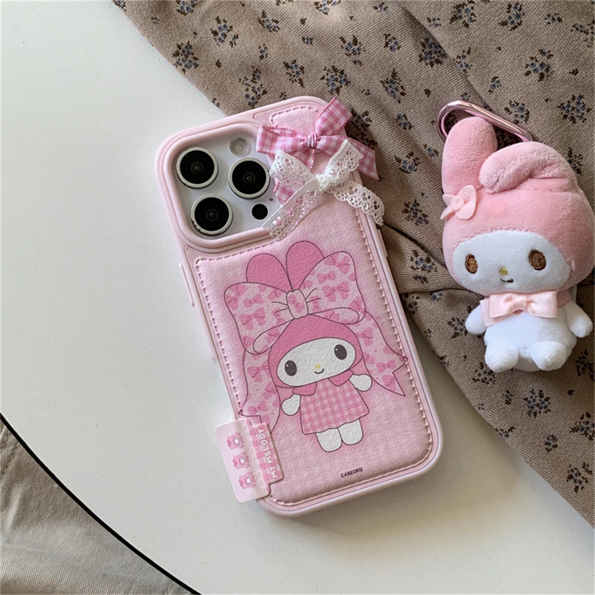 Korean Cute Bow Hellokitty Phone Case For iPhone